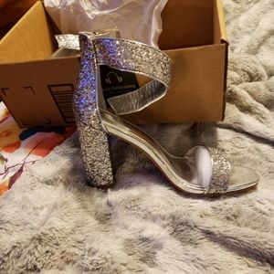 Blocked heel sandals